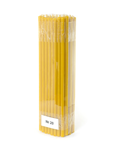 Beeswax church candles from DCandles