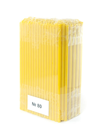 Paraffin Church Candles №80 – Pack of 200