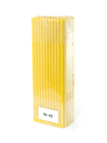 Paraffin Church Candles №40 – Pack of 100