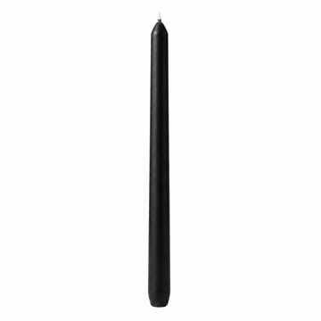 Black Beeswax Taper Candle 20 × 240 mm