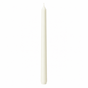 White Beeswax Taper Candle 20 × 240 mm