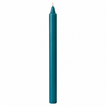 Teal Wax Pillar Candle 20 × 260 mm