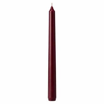 Burgundy Beeswax Taper Candle 20 × 240 mm