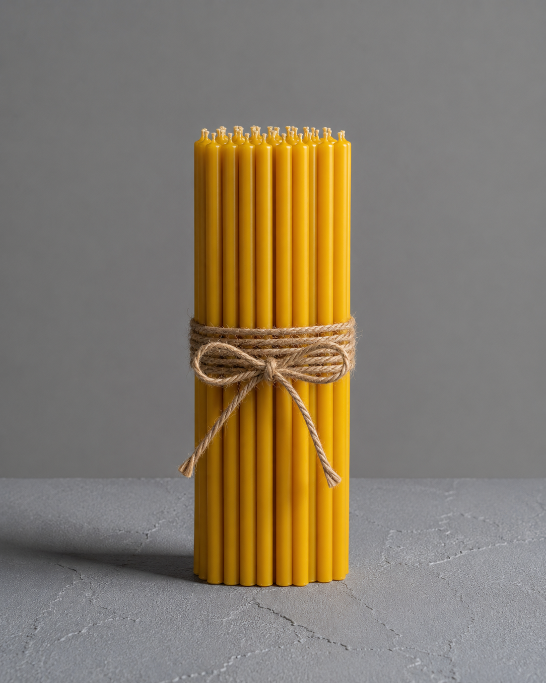 Beeswax Church Candles №20 – Pack of 50