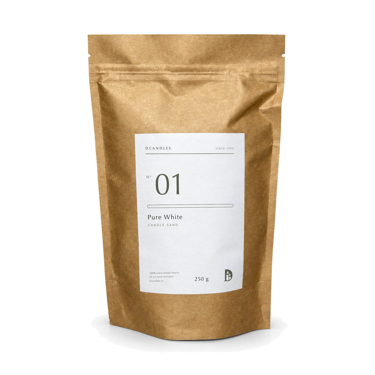 Kerzensand N° 01 Pure White, Kraftbeutel 250 g