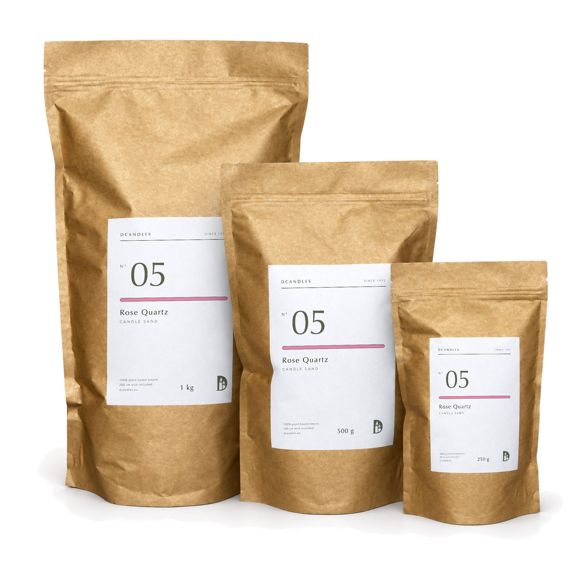 Candle sand N° 05 Rose Quartz in all bag sizes