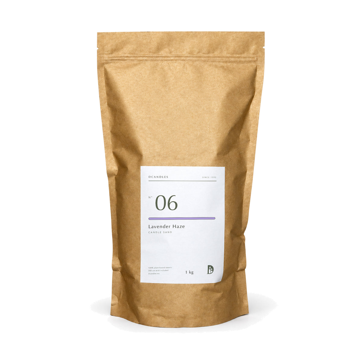 Kerzensand N° 06 Lavender Haze, Kraftbeutel 1 kg