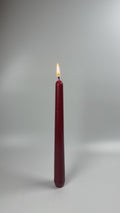 Boxed wax taper candles at the DCandles warehouse